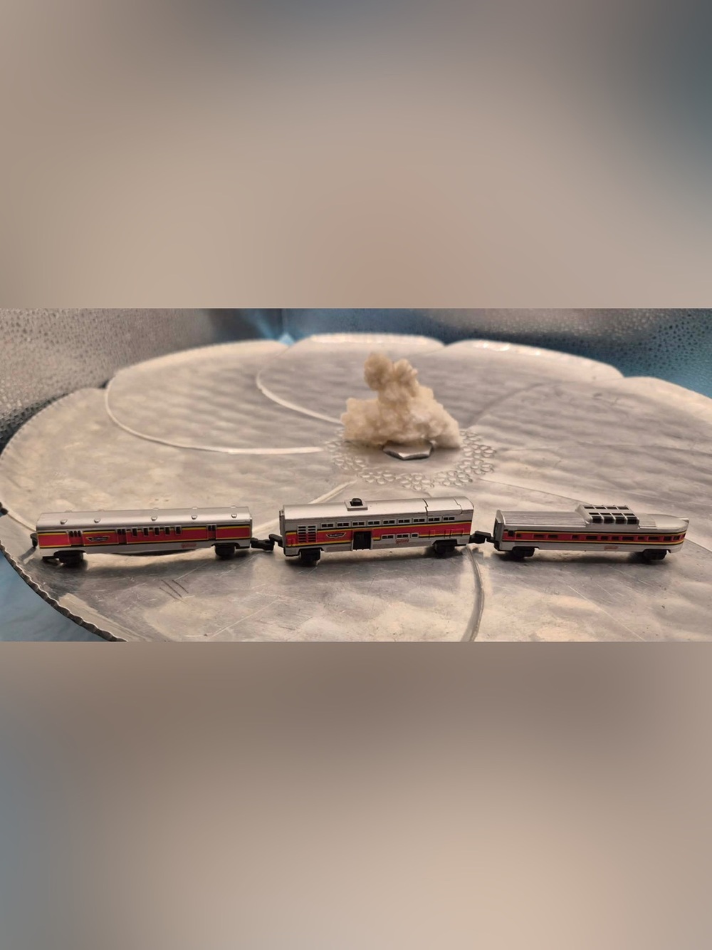 Vintage Toy Train Galoob Micro Machines Power Sounds Passenger Cars 1989-1990